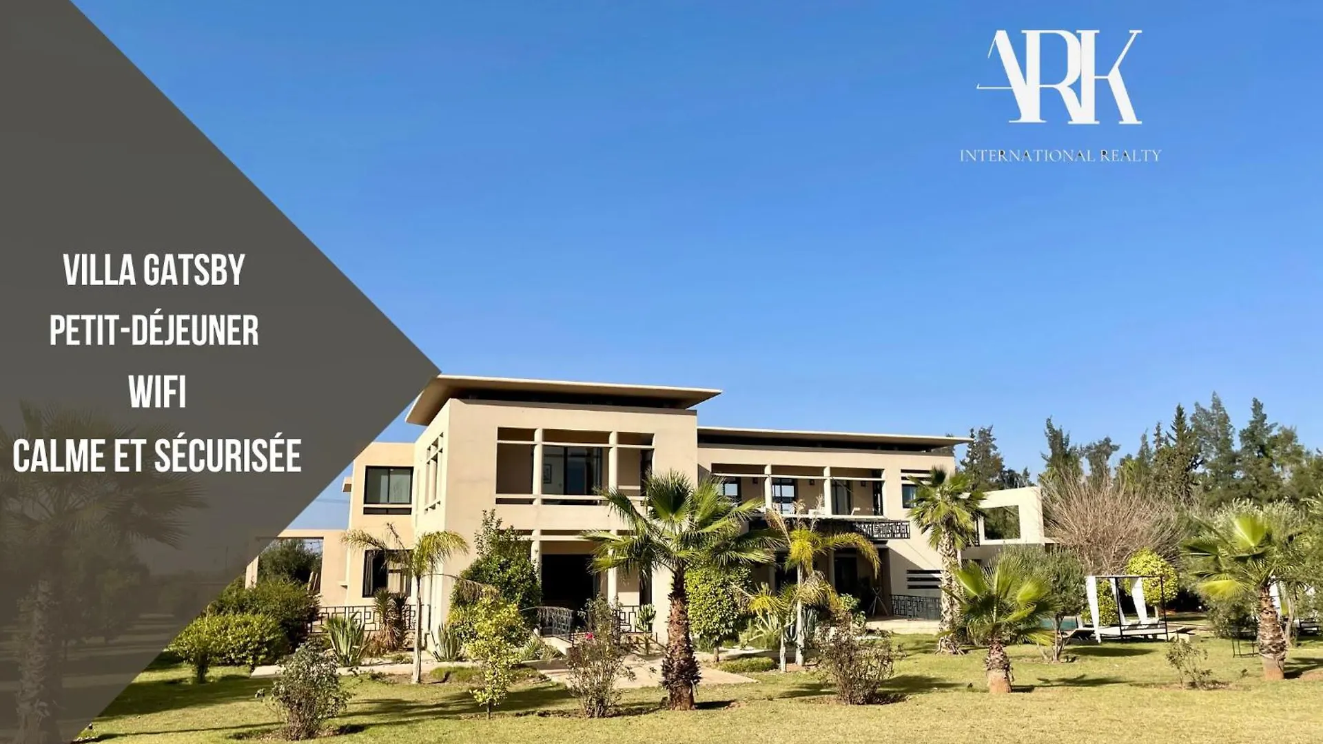 Villa Gatsby A Seulement 15 Minutes De Marrakech - Ark Realty location